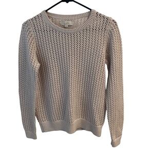 Loft Ladies‎ Sweater Pull Over Round Neck Cotton Acrylic Polyester Size Medium